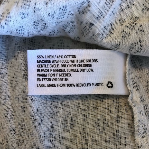 A New Day Jumper Dress Geometric Pattern Belted Pockets Square Neck Women’s 4 - Picture 9 of 10